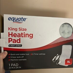 Equate King Size Heating Pad - Gray